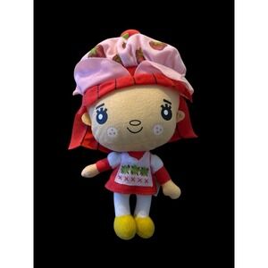 Nancy Strawberry Shortcake Plush Big Head Stuffed Doll 2008 Collectible Lovely